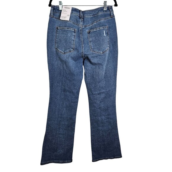 Womens Sonoma Size 10R Denim Jeans Goods For Life Curvy Mid Rise Bootcut Casual - Picture 6 of 14